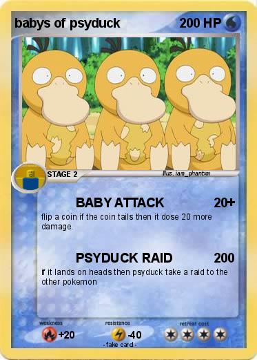 Pokemon babys of psyduck