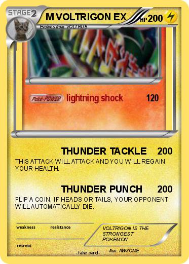 Pokemon M VOLTRIGON EX