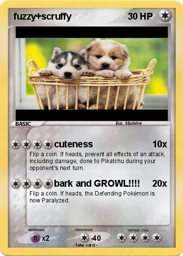 Pokemon fuzzy+scruffy