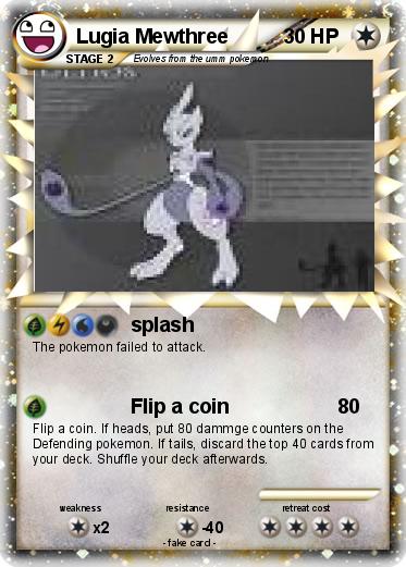 Pokemon Lugia Mewthree