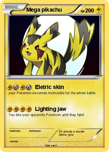 Pokemon Mega pikachu