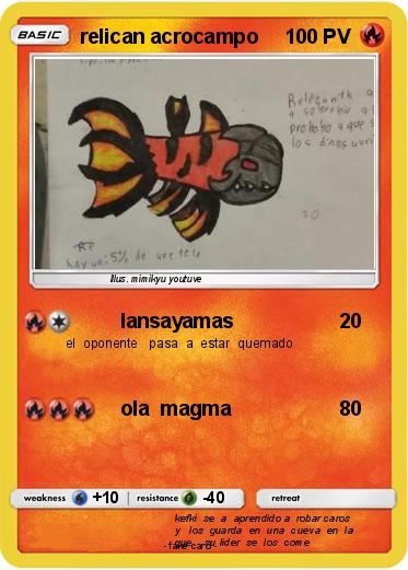 Pokemon relican acrocampo