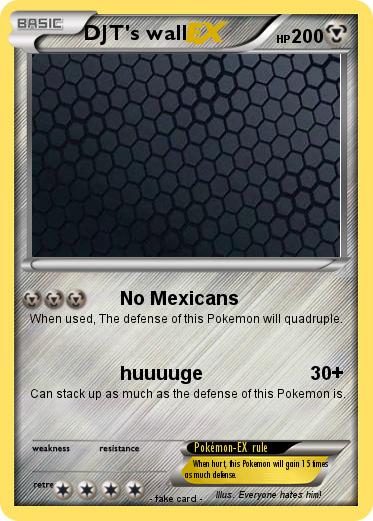 Pokemon DJT's wall