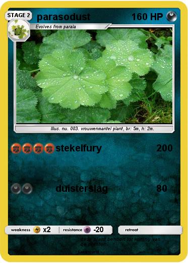 Pokemon parasodust