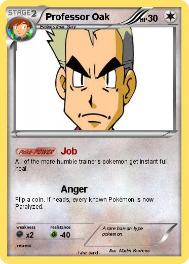 Pokemon Professor Oak