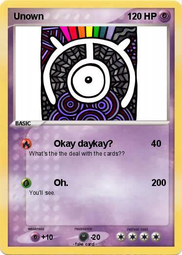 Pokemon Unown