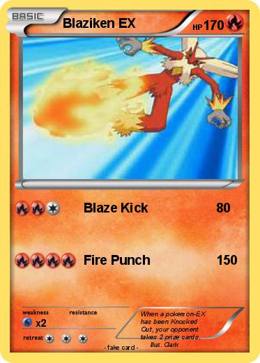 Pokemon Blaziken EX