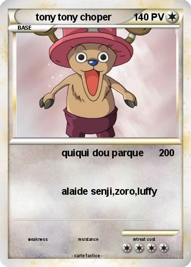 Pokemon tony tony choper