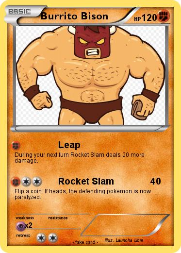 Pokemon Burrito Bison
