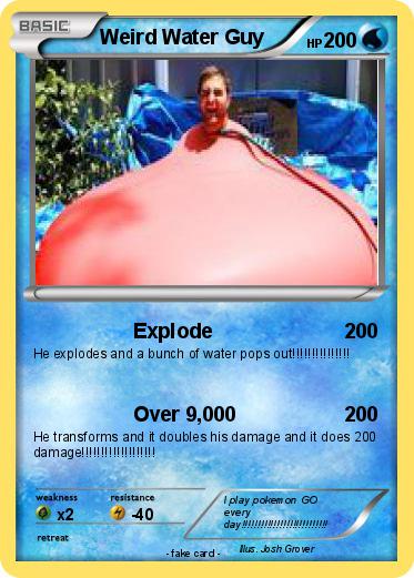 Pokemon Weird Water Guy