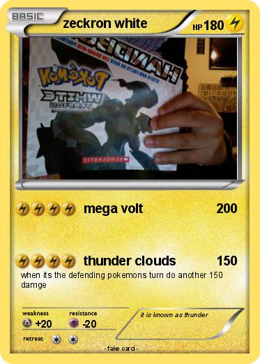 Pokemon zeckron white