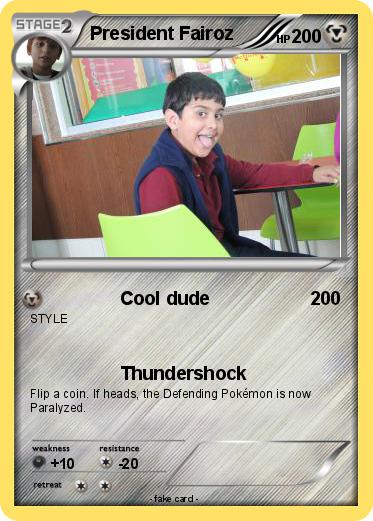 Pokemon President Fairoz