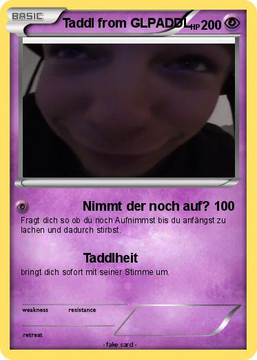 Pokemon Taddl from GLPADDL