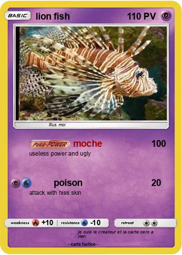 Pokemon lion fish