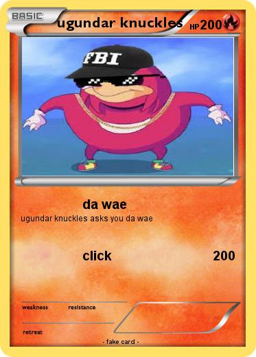 Pokemon ugundar knuckles