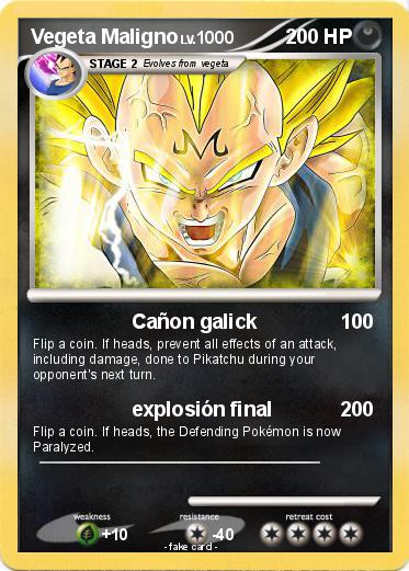 Pokemon Vegeta Maligno