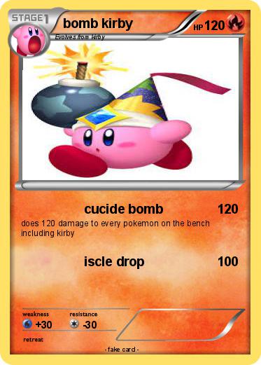 Pokemon bomb kirby