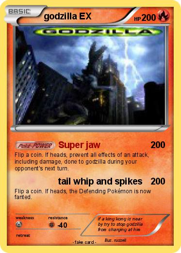 Pokemon godzilla EX