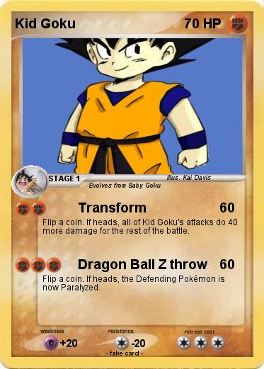 Pokemon Kid Goku