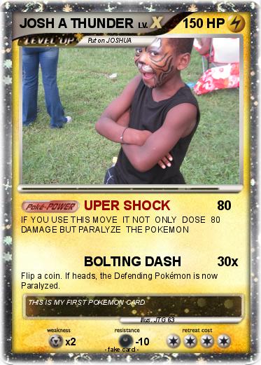 Pokemon JOSH A THUNDER