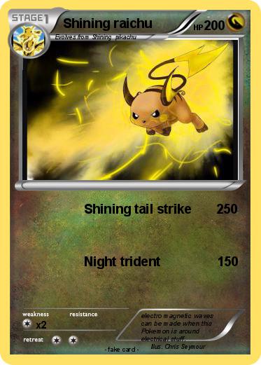 Pokemon Shining raichu