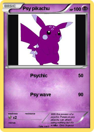 Pokemon Psy pikachu