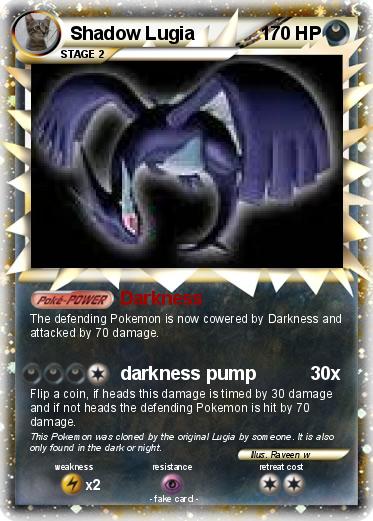 Pokemon Shadow Lugia