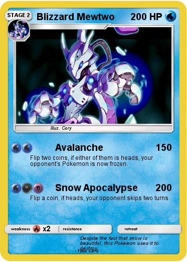 Pokemon Blizzard Mewtwo
