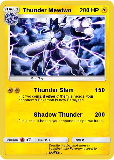 Pokemon Thunder Mewtwo