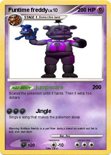 Pokemon Funtime freddy