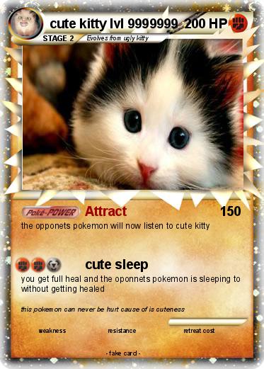 Pokemon cute kitty lvl 9999999