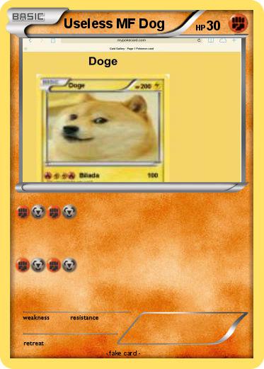 Pokemon Useless MF Dog