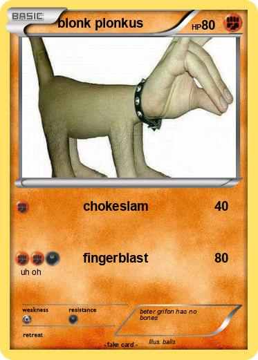 Pokemon blonk plonkus