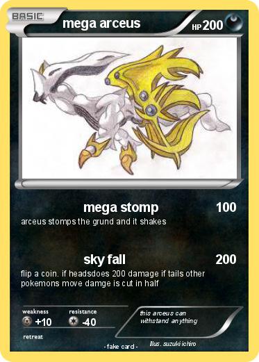 Pokemon mega arceus