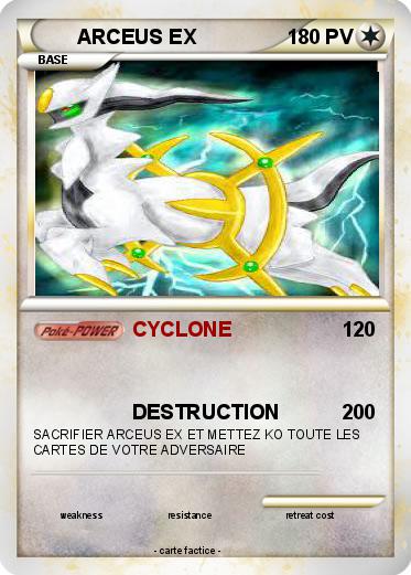 Pokemon ARCEUS EX
