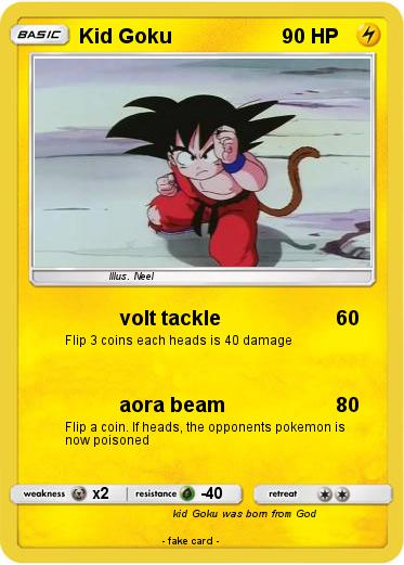 Pokemon Kid Goku