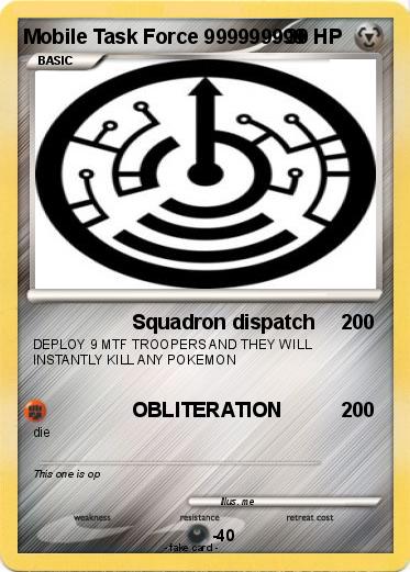 Pokemon Mobile Task Force 999999999