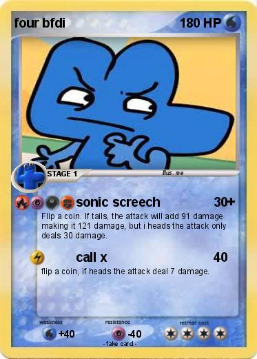 Pokemon four bfdi