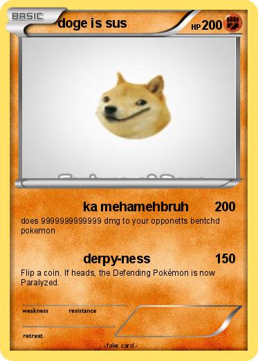 Pokemon doge is sus