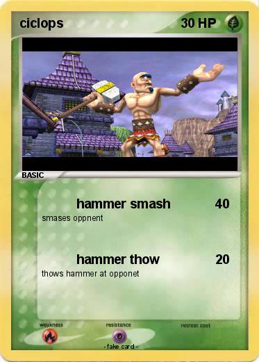 Pokemon ciclops