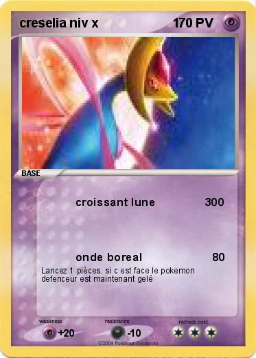 Pokemon creselia niv x                     1