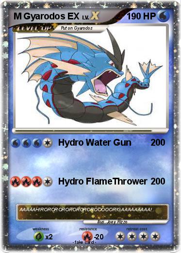 Pokemon M Gyarodos EX