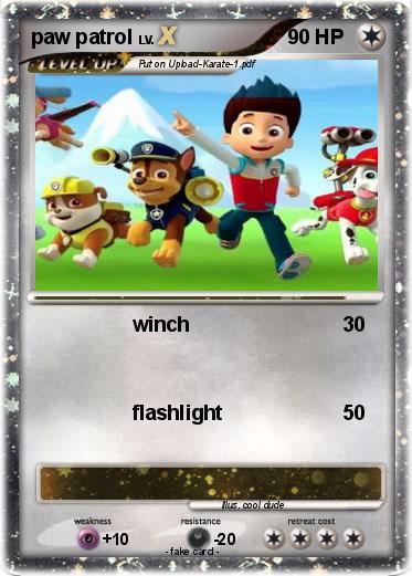 Pokemon paw patrol