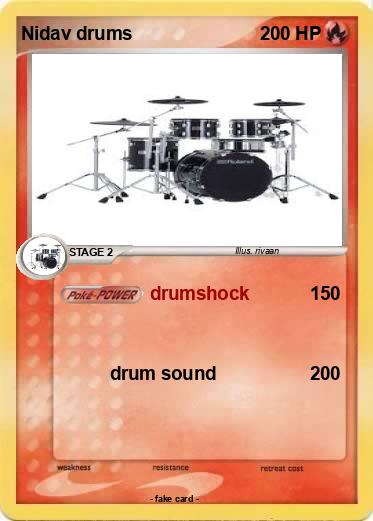 Pokemon Nidav drums