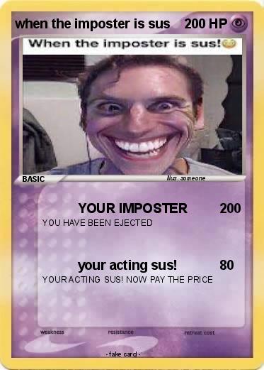 Pokemon when the imposter is sus