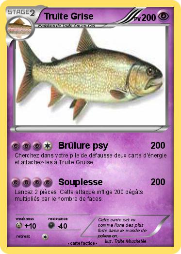 Pokemon Truite Grise