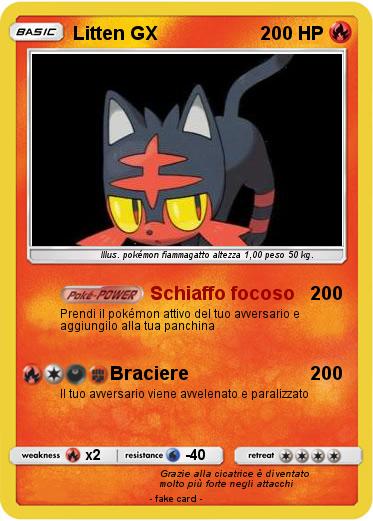 Pokemon Litten GX