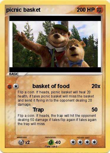 Pokemon picnic basket