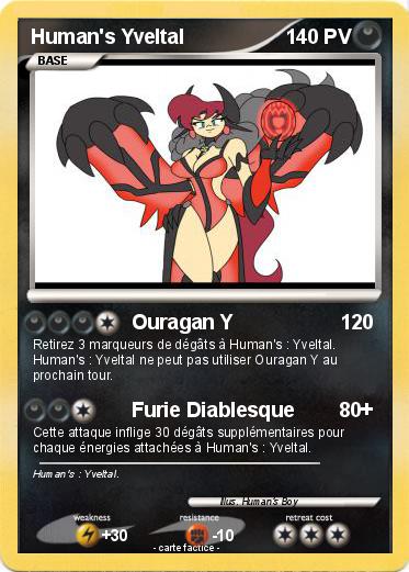 Pokemon Human's Yveltal