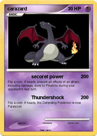 Pokemon carazard
